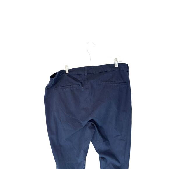 Old Navy Blue High Rise Office Business Career Work Pixie Flare Pants Size 18 - Picture 6 of 11